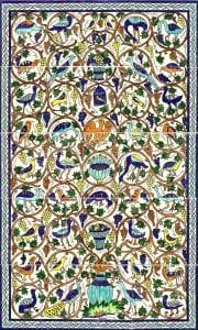 The Armenian Mosaic decorative tile mural