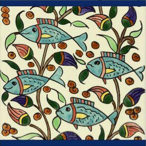Swimming pool waterline pool liner tile
