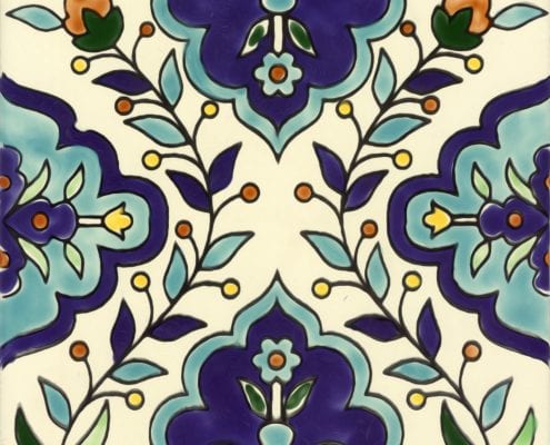 Hand painted decorative tiles