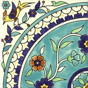 turquoise decorative tile