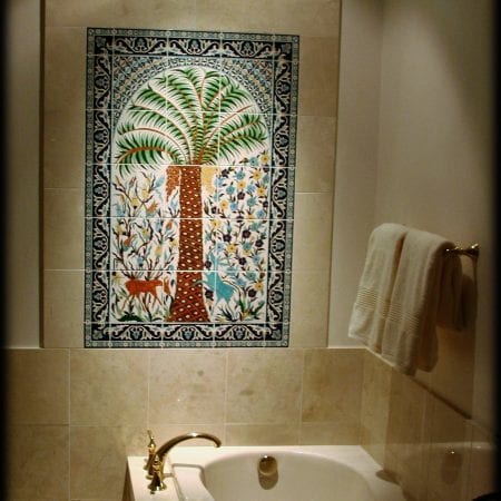 Bathroom Tile Design Tile Mural Idea