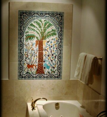 Bathroom Tile Design Tile Mural Idea