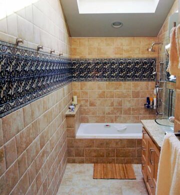 Bathroom Tile ideas using our Middle East series ceramic tiles