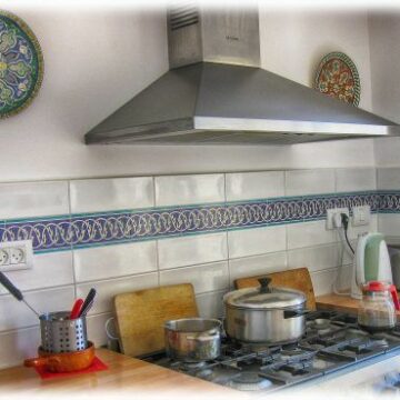 kitchen backsplash tile border