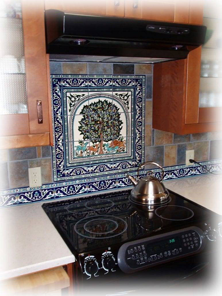 Serendipity Refined Blog: My Kitchen Back splash: Hand Painted Ceramic Tile