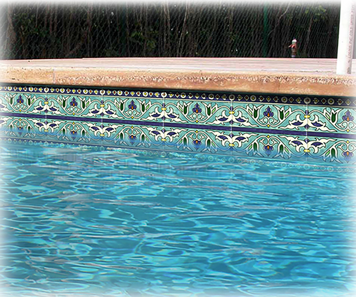 Swimming Pool Liners & Waterline Pool Tiles- Balian Studio