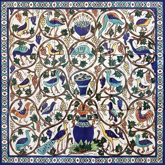 Armenian Mosaic Tile mural