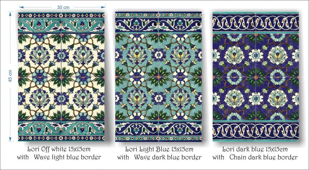 Lori Tile Design hand painted decorative tiles