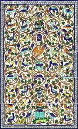 Armenian Mosaic tile mural