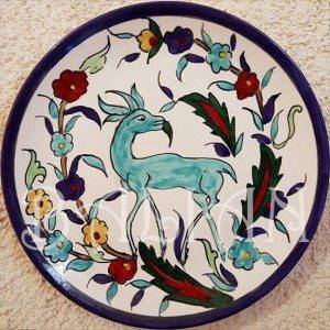 22cm hand painted plates
