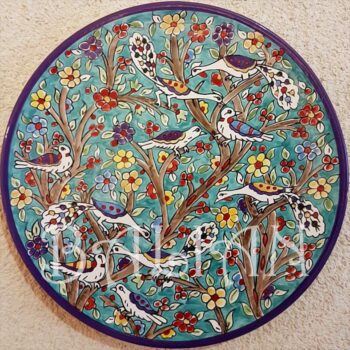 Middle East Birds Painted Plates Series