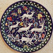 Hand painted decorative plate 29 cm / 11.42 Inch