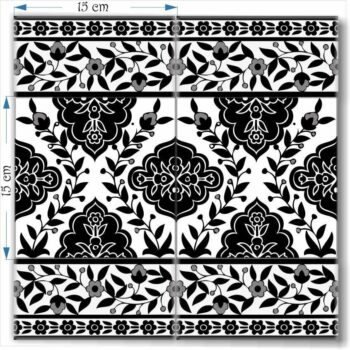 Persian Decorative Tile border plus Accent tile