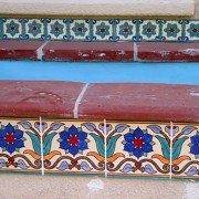 Decorative Tile stair risers