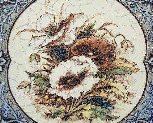 Floral Decorative Victorian Tile