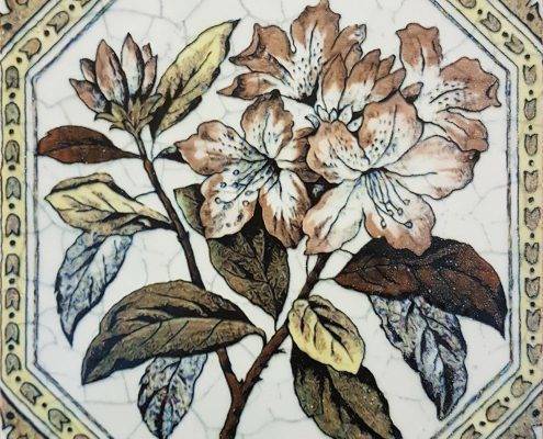 Victorian Floral Tile 6