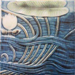 Art Deco Tiles Water Lily