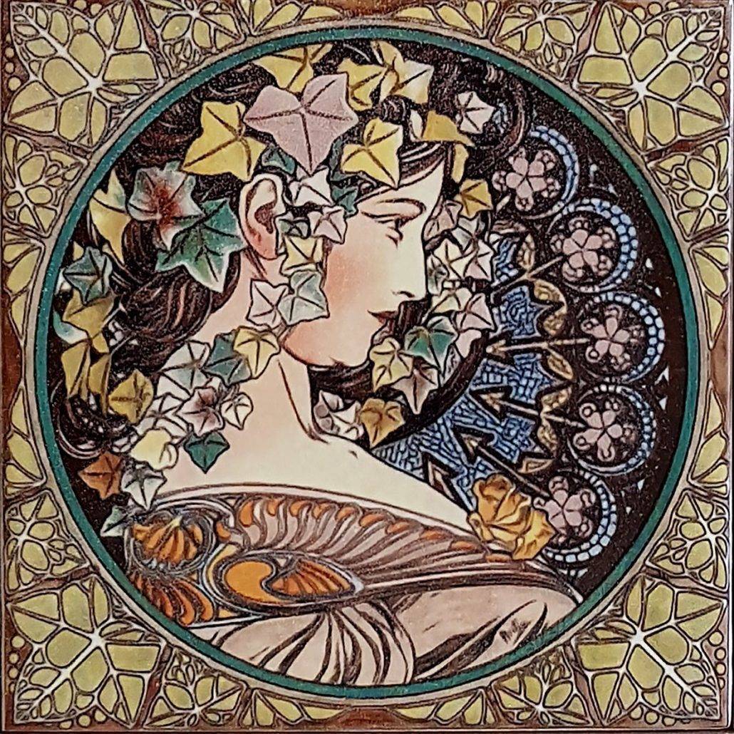 Custom Tile Art & Vintage Art Deco Nouveau Tiles by Balian Tile Studio