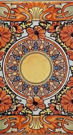 mucha art decor tile 5