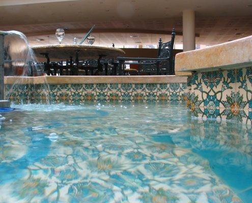 Swimming Pool Design Idea with Lori Waterline Pool Tiles
