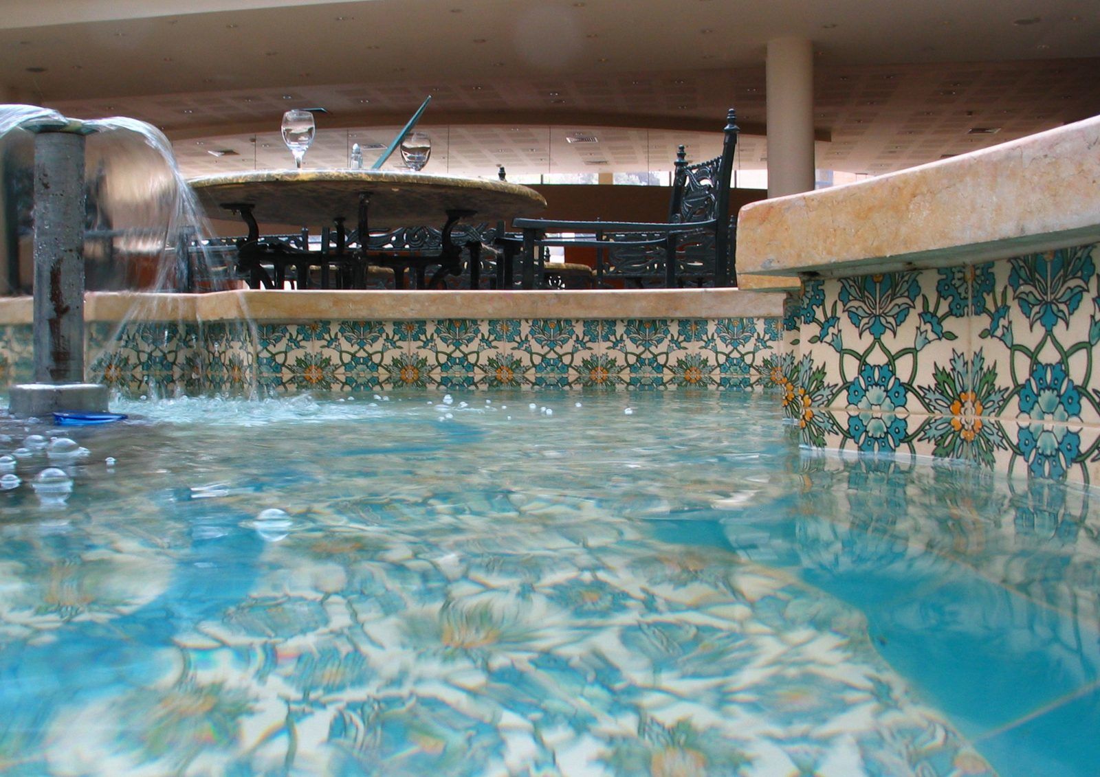 Swimming Pool Design Idea with Lori Waterline Pool Tiles