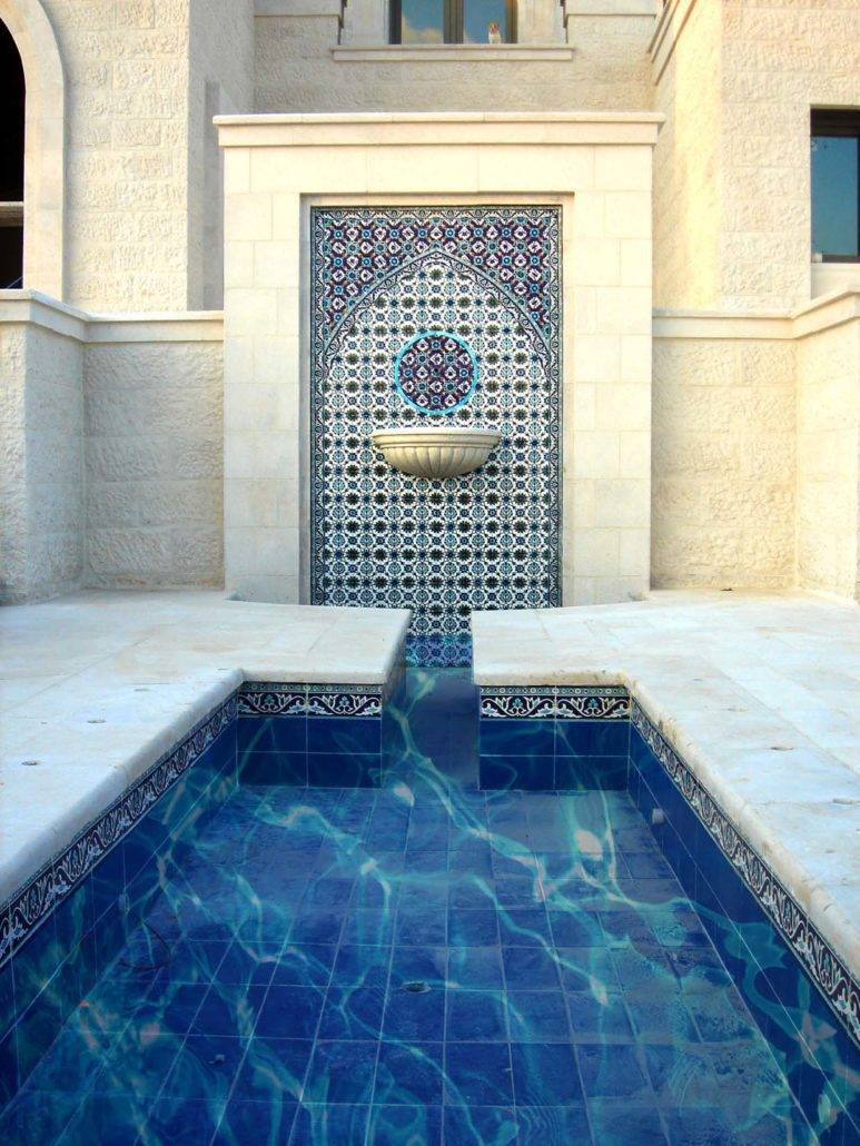 Outdoor Water Fountains Water Features Balian Tile Studio