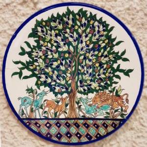 The Tree of Life decorative wall plates available in different sizes