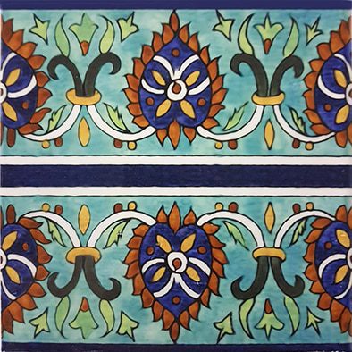 Porcelain Vart Sereis waterline pool tile 6x6 inch