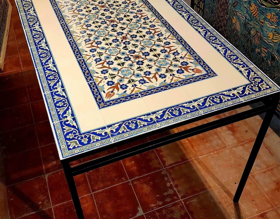 ceramic table top with decorative tiles - Balian - Armenian Ceramics ceramic table top with decorative tiles