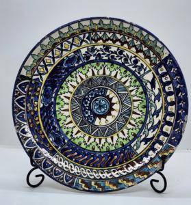 hand painted decorative plate