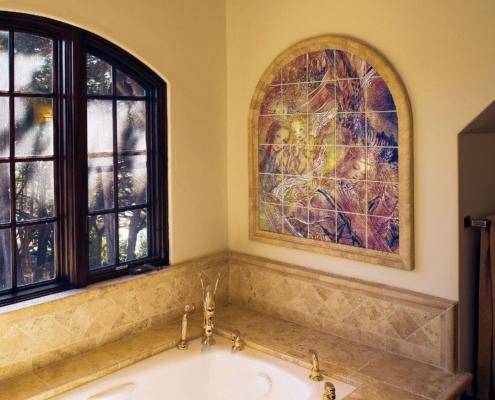 Digital custom Tile design reproductions for bathroom tiles