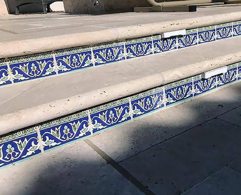 15x10cm custom stair riser tiles
