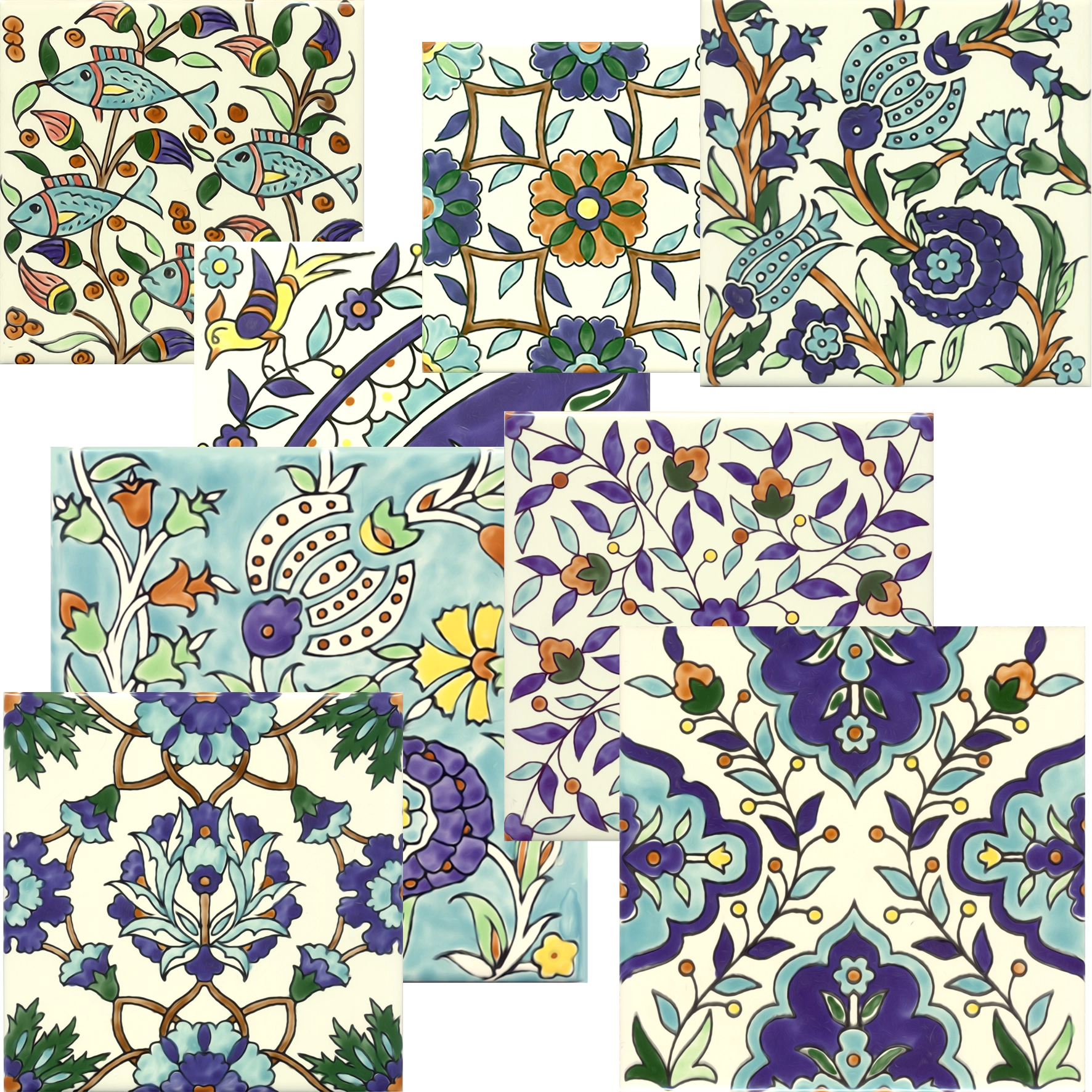 15x15cm decorative floor tiles