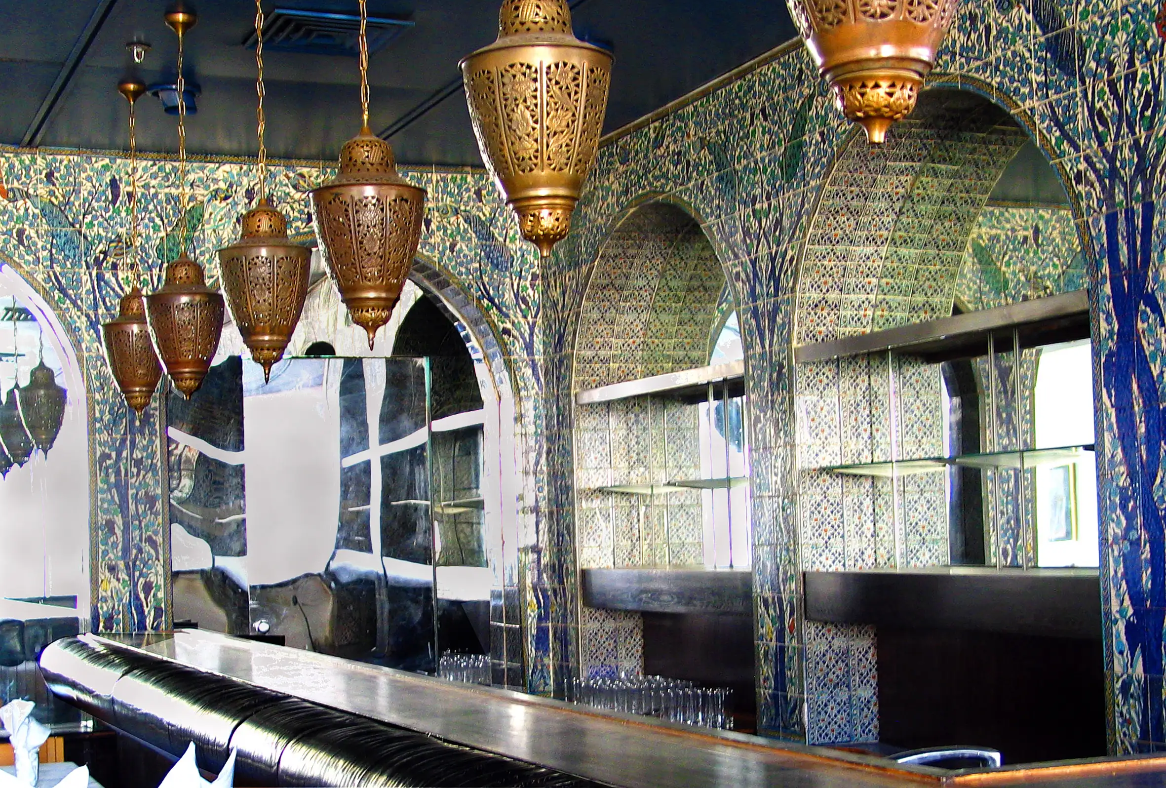 7 Arches artistic tile mural by Marie Balian