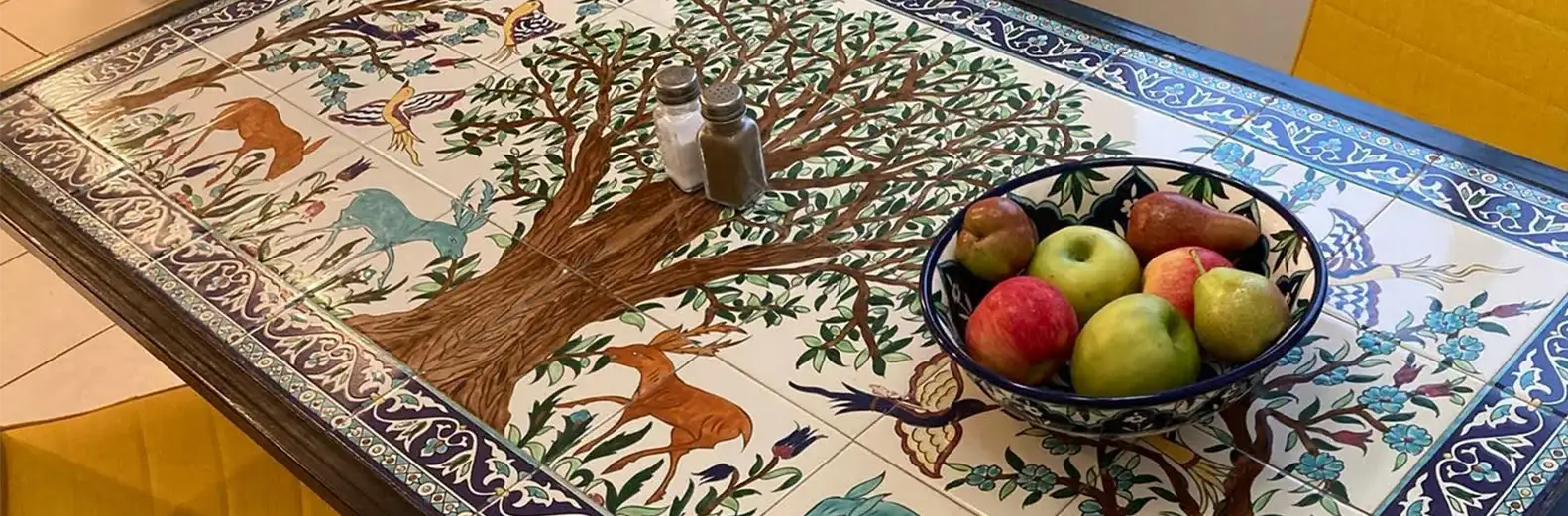 The Olive Tree of Jerusalem Tile Mural