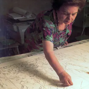 mother painting 2 - Balian - Armenian Ceramics