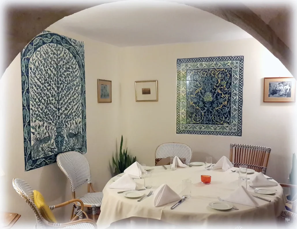 American Colony Artistic Tile Mural by MArie Balian - Balian - Armenian Ceramics tile-murals