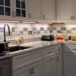 Kitchen backsplash with subway tiles - Balian - Armenian Ceramics kitchen-grey-tiles