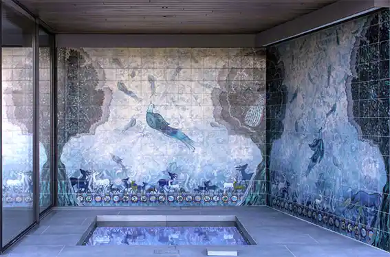 Custom ceramic tile murals