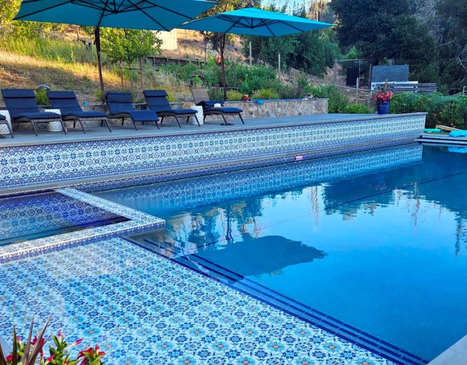 Porcelain waterline-Pool-Tile-Ideas