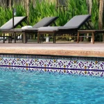 floral waterline waterline pool tiles - Balian - Armenian Ceramics Stunning-Pool-Tile-Design-Ideas