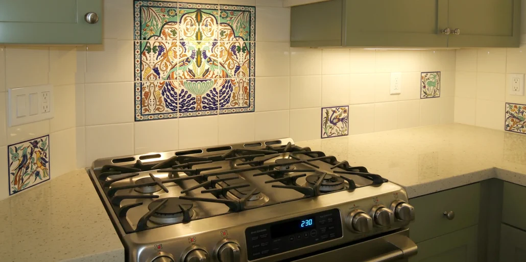 Carols Kitchen - Balian - Armenian Ceramics kitchen-tile-mural-ideas