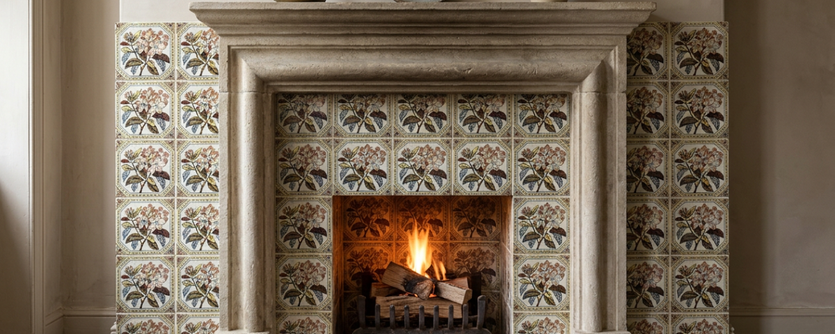 - Balian - Armenian Ceramics antique-fireplace-tiles