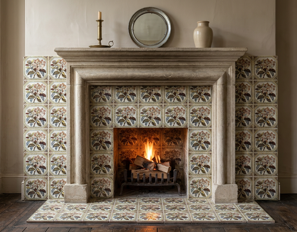 - Balian - Armenian Ceramics antique-fireplace-tiles