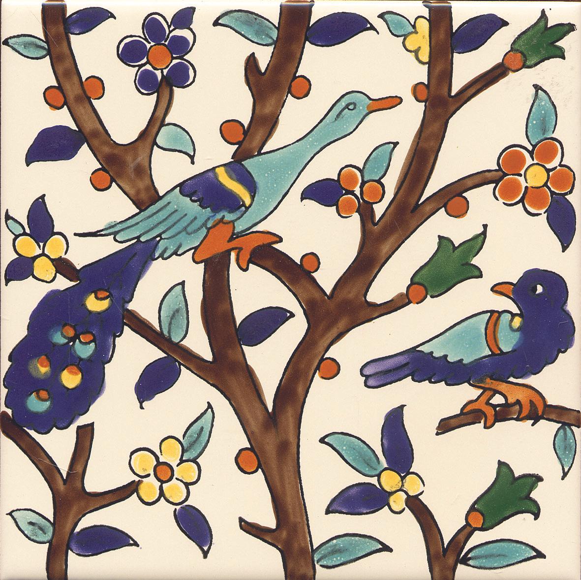 Hand-painted decorative tiles collection by Balian Armenian Ceramics