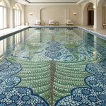 luxurious Mediterranean Pool tiles